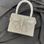 Elegant Silver Diamond Bag Evening Dress Birthday Wedding Evening Bag Ladies Bag Fashion Handbags For Woman