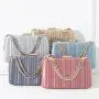 New Ladies Evening Bag Diamond Handbags Women Banquet Dinner Clutch Bag Chain Small Square Bag