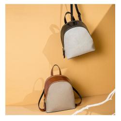 2021 Customized genuine Leather fashion vintage Backpack for College New Design genuine Leather Shoulder Backpack women