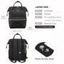 LOVEVOOK Lightweight Casual Girls College school Daypack with USB Travel Oxford Back Pack Business Women Laptop Backpack