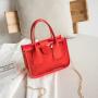 2023 Summer And Autumn New Korean Transparent Jelly Bag Fashion Trend Personalized Handbag  Solid Color Shoulder Bag