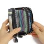 Cuzdan Wholesale Custom Luxury Genuine Leather Small Rfid Blocker Bank Credit Card Holder Wallets Purse Manufacturer