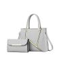 High Quality bolsos de mujer Totebag Clutch Mini Purse 2 Pcs Set Custom Leather Bag Handbag For Women