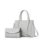High Quality bolsos de mujer Totebag Clutch Mini Purse 2 Pcs Set Custom Leather Bag Handbag For Women