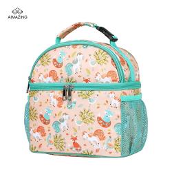 Insulated Toddlers Lunch Box Bags Customized Pattern Kid Lunch Cooler Tote for School Picnic Travel Outdoor