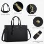 LOVEVOOK New OEM ODM fashion canvas laptop tote handbag briefcase for work large quality Leather laptop office bags for women