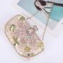 Fashion Square Box Sequins Decoration Women Evening Bags Beaded Clutches Purse Banquet Bag Wedding Clutch Bag