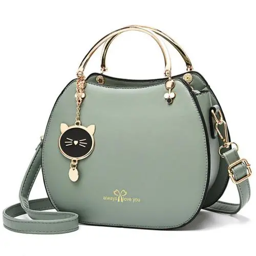 KBW393  New Korean Fashion Girl Style Shell Bag High Quality Cat Pattern Crossbody Bag Ladies Single Shoulder Handbag For Women