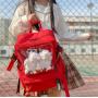Wholesale clear window ita school backpack personalized custom ita bag manufacturer