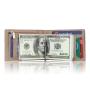 Wholesale pu money clip wallet men's wallet card holder slim pu leather money clips