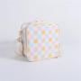 Keymay Custom Print Pattern Cherecked Waterproof Nylon Children School Kids Lunch Box Picnic Cooler Bag Insulated Lunch Bag