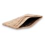 Slim Cork leather wallet eco-friendly natural leather men wallet