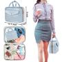 Private Label Cosmetic Bags Organization Travel Multiple Waterproof Toiletry Handbag Layers Quilted Portable Beauty Storage Bags