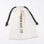 Customized  White Waterproof Drawstring Bag Pu Leather Drawstring Pouch