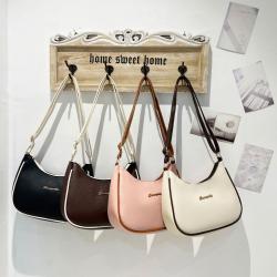 2024 Ladies Advanced Korean Style Handbag Single Strap Portable Messenger Bag for Women Armpit Bag
