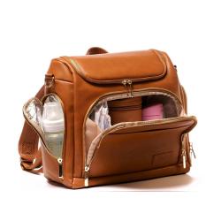 Wholesale functional custom mommy diaper bag leather diaper bag backpack diaper bag leather