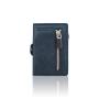 Wholesale metal wallet credit card holder leather aluminium id card holder pop wallet holder