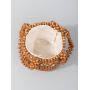 New Wooden Bead Woven Niche Bags Women Handbags Purse Ladies Casual Shoulder Small Handbags Bucket Clutch Bag