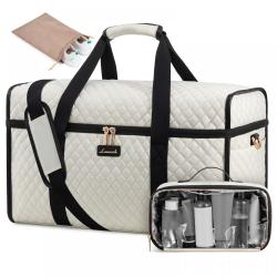 LOVEVOOK 2024 Handmade Custom Logo Duffle Bags Men's Carry on Overnight Weekend Sports Gym Bag 3pcs Wholesale Travel Duffel Bag