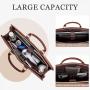 LOVEVOOK 2024 luxury ladies large pu leather woman purses and shoulder handbags for women 15.6in 17in laptop tote handbags 2024