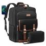 LOVEVOOK Brand Designer Laptop Backpack Purse for Women Men 15.6 Inch Computer Work Bag with USB Fashion College School Bookbag