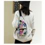 ZF281 Women's Messenger Bags Simple Nylon Waist Bag Fashion Leisure Travel Shoulder Bag Waterproof Lightweight Daily