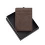 Factory Wholesale Crazy Horse Leather Card Holder Wallet Genuine Leather Men Card Holder