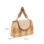 Luxury Manufactured Handmade Women Cross Body Bag Ladies PU Leather Canvas Straw Handbags Women Designer Bag