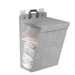 HR235 New Foldable Home Dormitory Multifunctional Organization Storage Wall Hanging Clothes Laundry Basket Dirty Clothes Basket