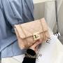 New Simple Fashion Diamond Chain Messenger Shoulder Bag China Wholesale PU Womens Bags Cover Type Lock Cell phone Bag Handbags
