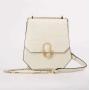 Fashion Metal Chain Mini Bag Geometry Design Genuine Leather Cross body Bag Crocodile Pattern Handbag Shoulder bag For Ladies