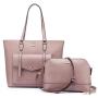LOVEVOOK Women Handbags Female Shoulder Crossbody Messenger Bags PU Leather Bag Set for Ladies