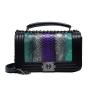 leather crossbody bags for women Serpentine Handbags New Gradient Small Square Zipper Bag Luxury Female Diamond lattice Handbag