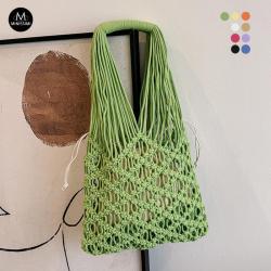 Hot Sales Bolsos De Mujer Mesh Cotton Bag Beach Bag Fruit Bags For Girls