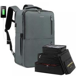 LOVEVOOK Expandable Anti Theft Carry On Bag Airplane Approved Weekender Bagpack Durable Travel Laptop Backpacks for Men Women
