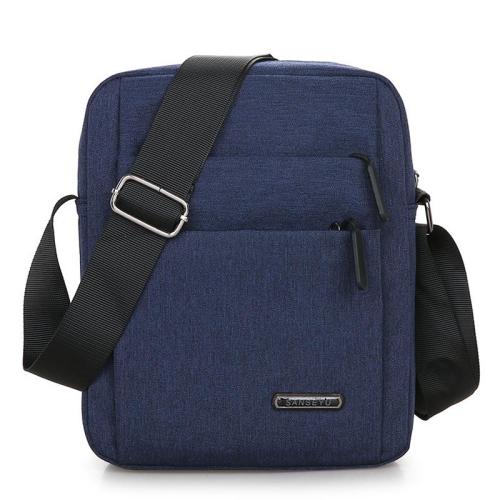 HR499 Men's Shoulder Bag New Business Multi layer Zipper Men's Crossbody Bag Simple Lightweight Oxford Fabric Messenger Bag
