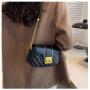 Diamond Lattice Fashion Women Bags Pure Color Shoulder Crossbody Bag Pu Leather Ladies Handbags Women Bag JY220802