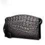 SAC A Main Cuir Sac Pour Homme Bolsa De Luxo Men Luxury Genuine Crocodile Skin Leather Envelop Hand Clutch Bags Handbag For Man
