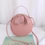 Wholesale Cute Small round Women's Handheld Makeup Bag New Fashion Single Shoulder Diagonal Straddle Bag for Foreign Trade
