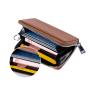 Custom Logo Luxury Leather Slim Wallet Credit Card Holder