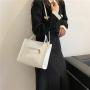 KBW632 New Women Bag Fashion Stone Pattern Shoulder Crossbody High Quality PU Vintage Ladies Tote Bag