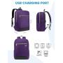 LOVEVOOK Lightweight Smart Business Backpack Travel Water Resistant Daypack College bookBag with USB Laptop Backpacks Unisex