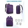 LOVEVOOK Lightweight Smart Business Backpack Travel Water Resistant Daypack College bookBag with USB Laptop Backpacks Unisex