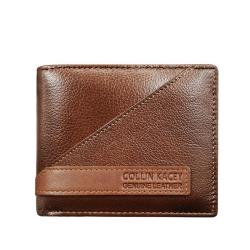 HR728 Genuine Cow Leather Vintage Men Wallets Organizer ID Card Holders Casual Fashion Short Purse Cowhide Leather Clutch Wallet