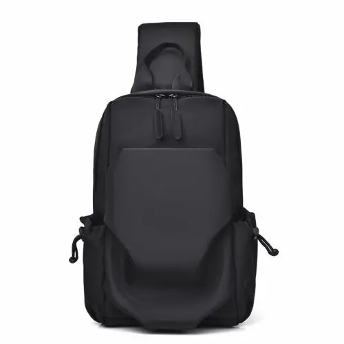 Wholesale Single Shoulder Bag Men Polyester Customs Handbag With Logo New Waterproof Sports Men's Crossbody Bag