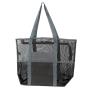 Grocery Produce For Gym Picnic Beach Lightweight Tote Shopping Bag Mesh Bag With Zipper