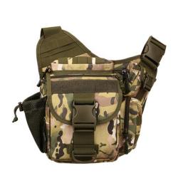 Large Waist Saddle Bag with Zipper Closure SLR Camera Bag with Pattern Decoration for Outdoor Photography Shoulder Crossbody