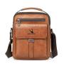 GW051 Single Shoulder Crossbody Bag Men Bag New Leather Briefcase Handbag Backpack PU Business Youth Vertical Boy Shoulder Bag