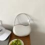 New 2024 ladies mini handbags Simple solid crossbody Creative bean shape women's shoulder fashion hand bags