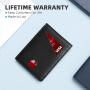 RFID Blocking Leather Slim Wallet for Men Bifold Minimalist Front Pocket Mens Money Clip Wallet